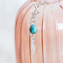 Load image into Gallery viewer, TURQUOISE + BOLT BRAID WRAP
