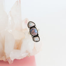 Load image into Gallery viewer, SZ 6.5 / TRIPLE FIRE OPAL RING
