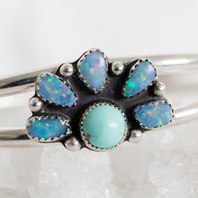 Load image into Gallery viewer, 6&quot; TURQUOISE / OPAL CUFF
