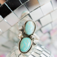 Load image into Gallery viewer, SZ 6.5 / DOUBLE DONNA TURQUOISE RING
